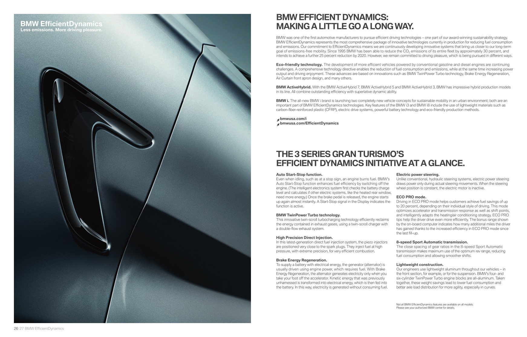 2014 BMW 3-Series GT Brochure Page 1